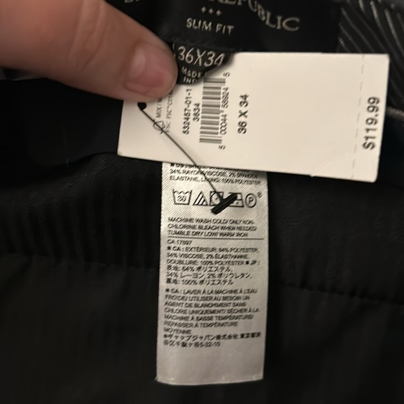 Gray slim fit trouser - Picture 5 of 5